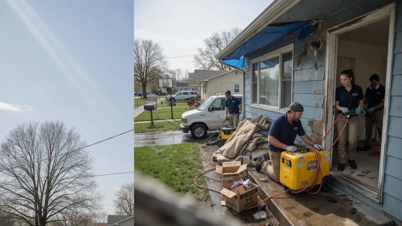 Basement Flood Cleanup in Westphalia, IN near me